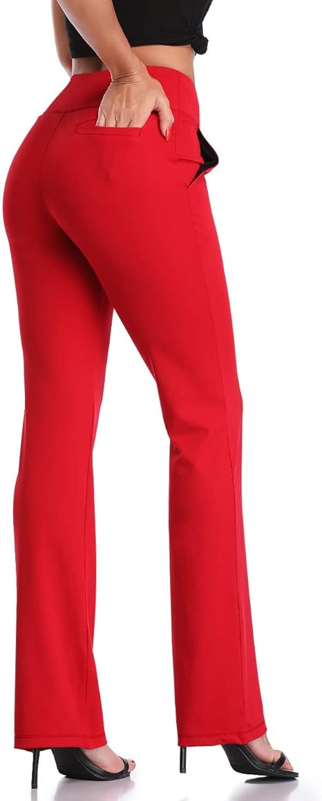 DAYOUNG Bootcut Yoga Pants for Women with Tummy Control