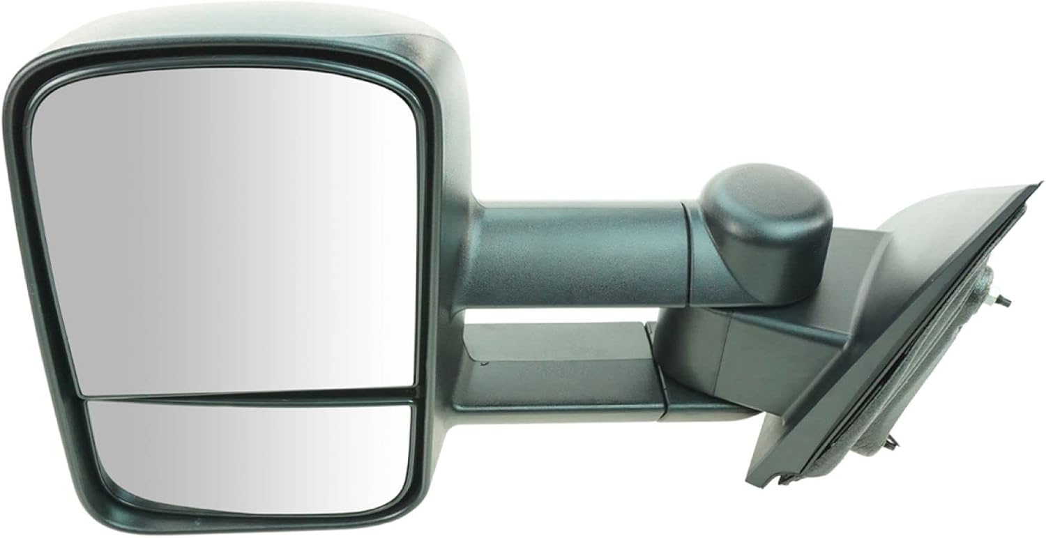 Trail Ridge Towing Mirror for Chevy GMC - Manual Textured Black LH