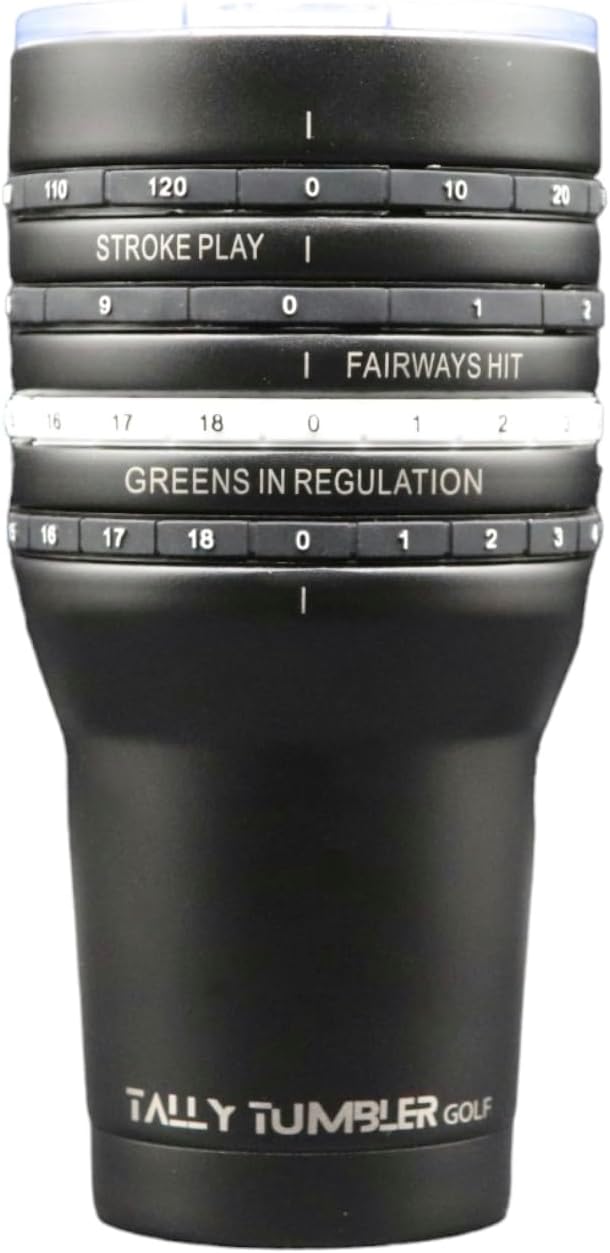 Golf Birdie Black Tumbler by Tally Tumbler - Premium Quality
