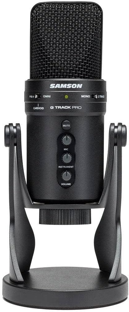 Professional USB Microphone with Audio Interface for Streaming