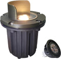 Brass Top Landscape Well Light - 6in Low Voltage MR16