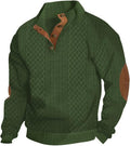 Men's Block Striped Sweatshirt for Casual Outdoor Style