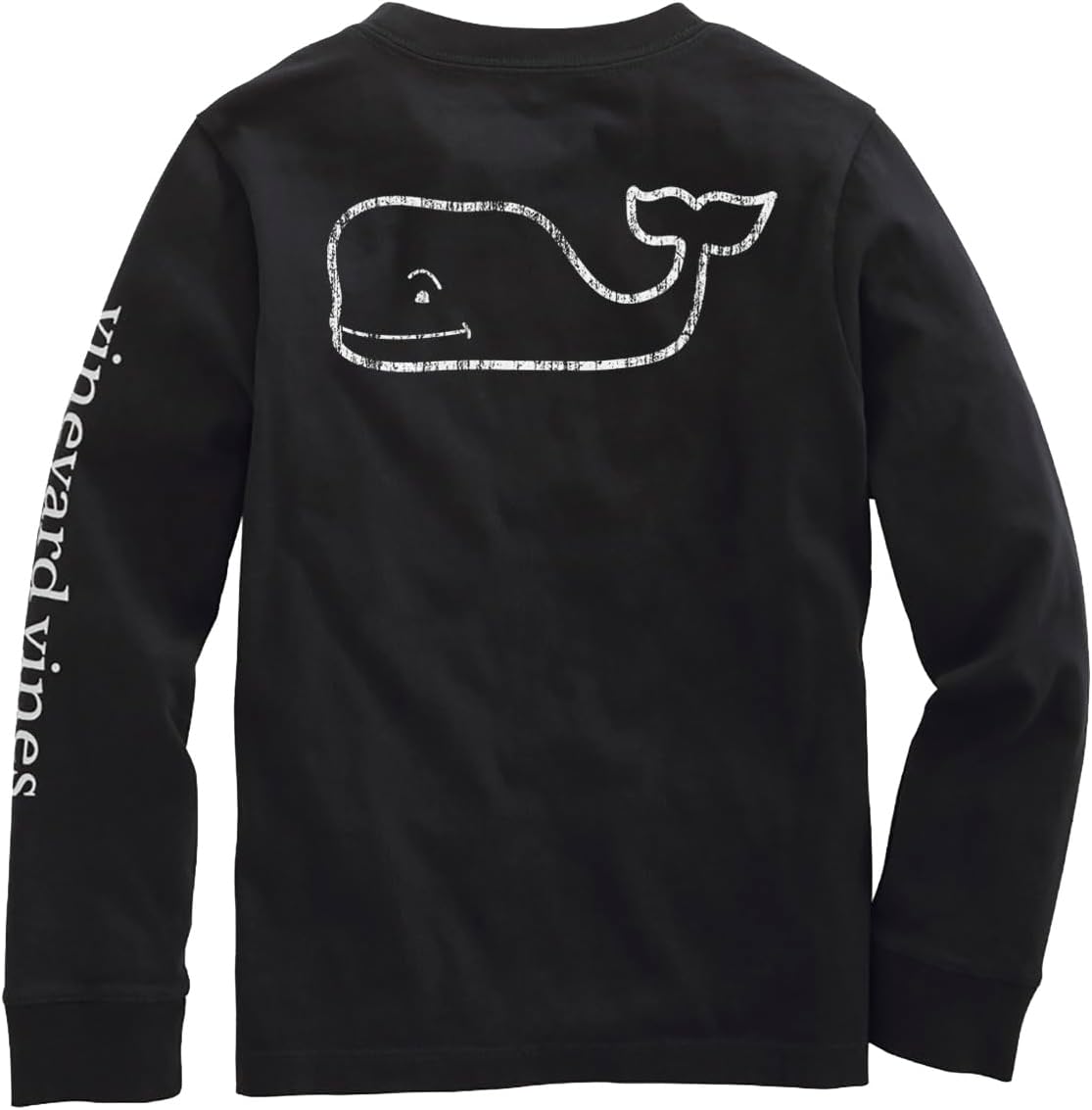 Boys Long Sleeve Vintage Whale Pocket T-Shirt for Comfort