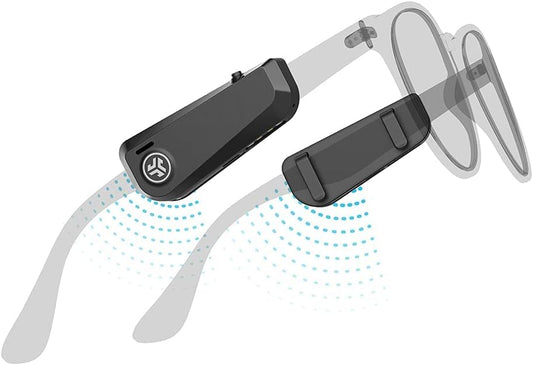 JLab JBuds Frames: Open-Ear Audio for Glasses | 8hr Playtime