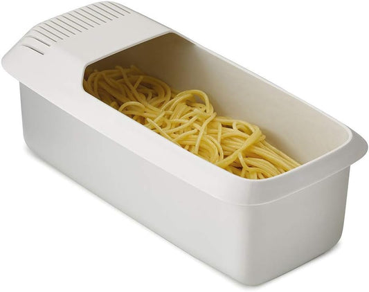 Quick & Easy Microwave Pasta Cooker - Heat Resistant, Strainer Included