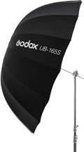 Godox 65in Parabolic Umbrella - Silver for Soft, Focused Light