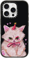 Impact Case for iPhone 16 Pro Clown Kitty - Slim Clear Black