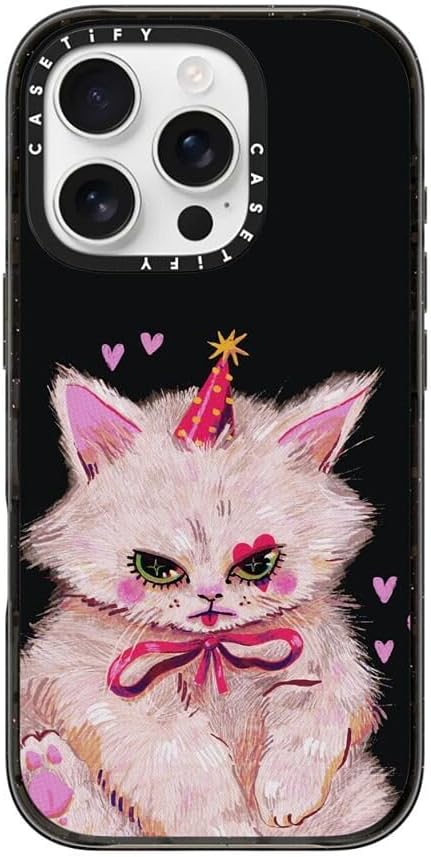 CASETiFY Impact Case for iPhone 16 Pro - Clown Kitty Design