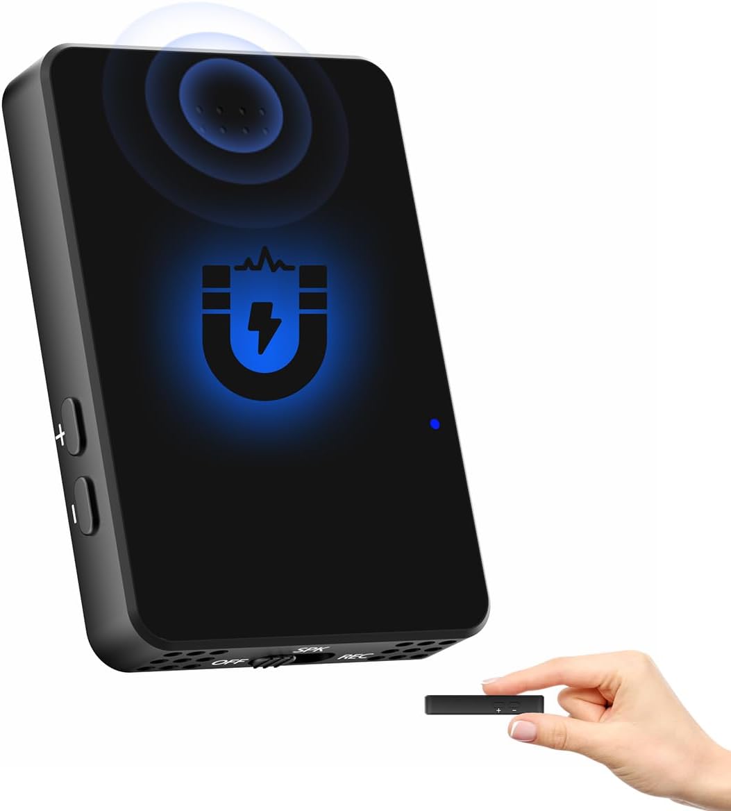 2024 New 128G Voice Activated Recorder with Magnetic Design