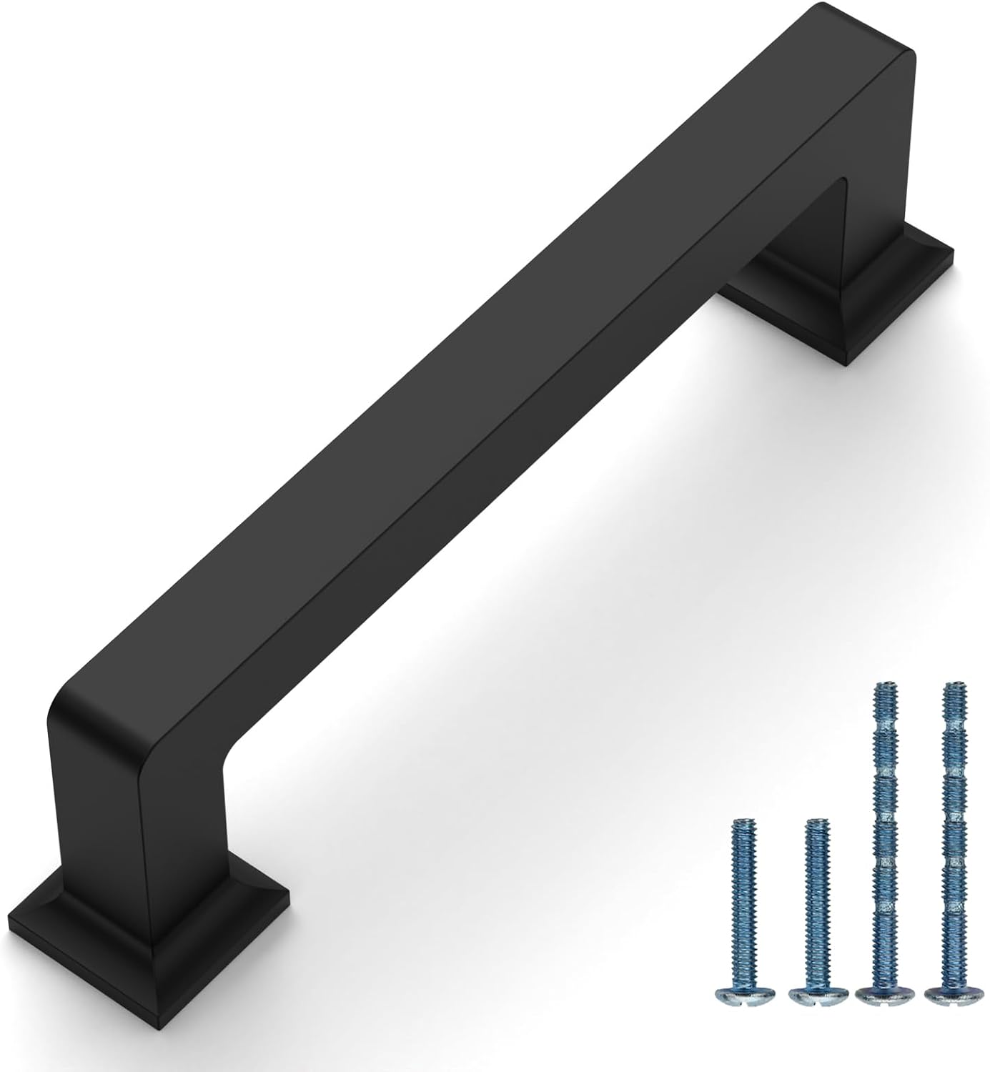 10 Pack 3.75in Matte Black Cabinet Pulls for Elegant Interiors