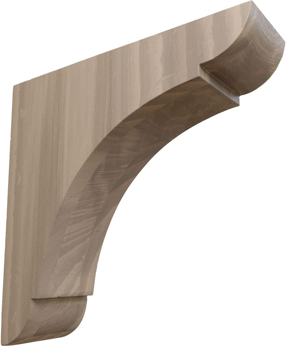 Ekena Millwork Small Olympic Wood Brackets for Home Decor