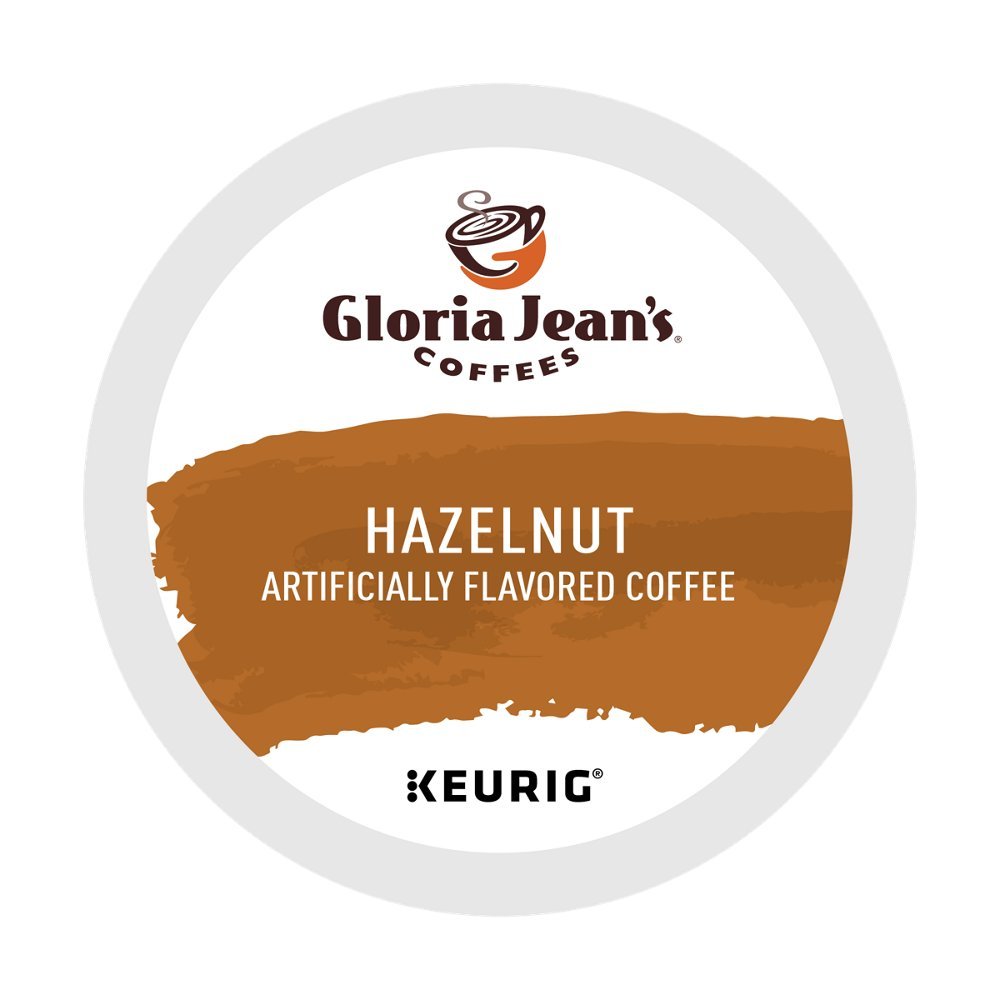 Gloria Jean's Coffees HAZELNUT K-Cups for Keurig Brewers