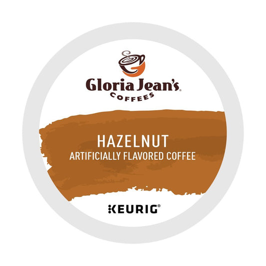 Gloria Jean's Coffees HAZELNUT K-Cups for Keurig Brewers