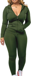 Mrskoala Two Piece Outfits for Women Jogger Sets Workout Sweat Suits