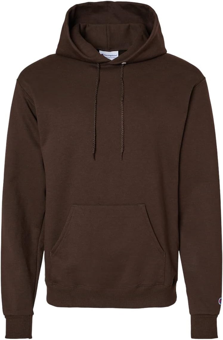 Champion Men's Powerblend Hoodie - Rich Chocolate Comfort