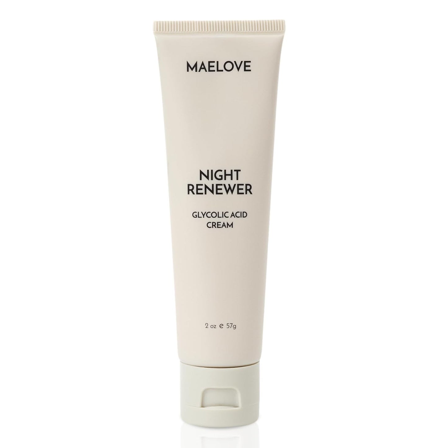 MAELOVE Night Renewer Cream with Glycolic Acid for Sensitive Skin
