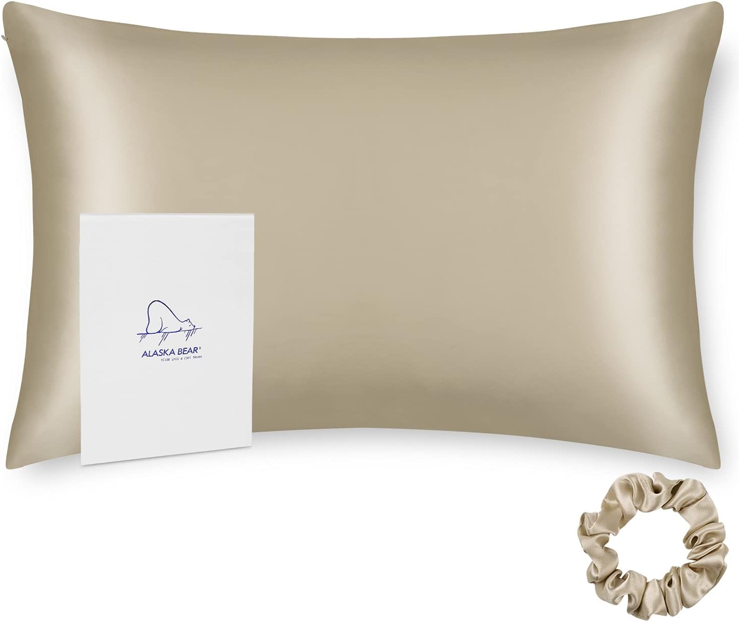 King Size Silk Pillowcase Set for Beauty Sleep and Hair Care