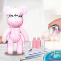DIY Painting Fluid Bear Teddy Bear Kit 13.4 in - Creative Paintable