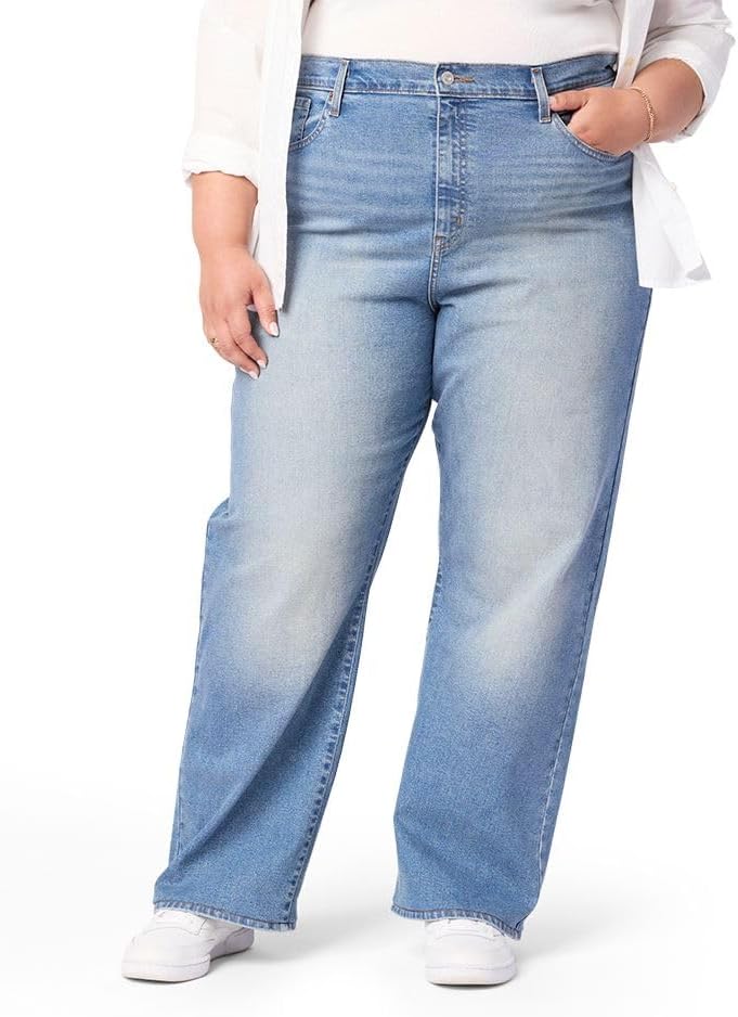 Heritage High-Rise Loose Straight Jeans for Women - Stylish Fit