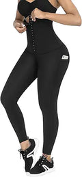 High Waisted Corset Leggings for Women Tummy Control - Waist Shaper