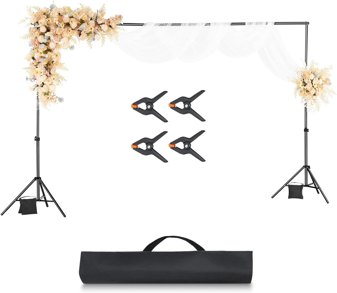 VEVOR Backdrop Stand Kit for Weddings, Parties & Studios