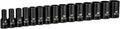 3/8 in. Drive Semi-Deep Impact Sockets Set, Metric 8-22mm - Durable