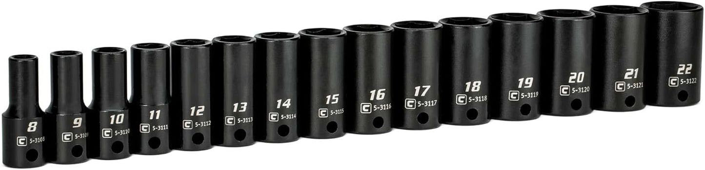 Capri Tools 3/8 in. Drive Semi-Deep Impact Socket Set Review