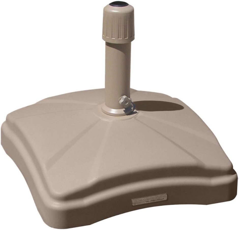 Outdoor Umbrella Stand with Easy Rolling Base for Heavy Duty Use