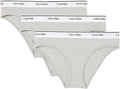 Calvin Klein Women's Carousel Logo Cotton Stretch Bikini Panties Spun