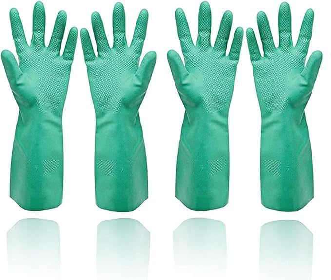 Non-Slip Reusable Kitchen Gloves x2