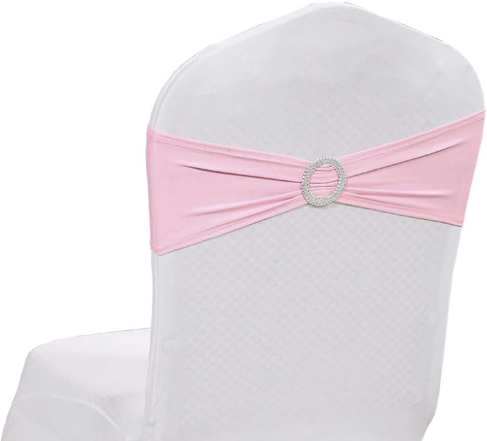 MDS Pack of 50 Premium Stretch Chair Sashes for Events
