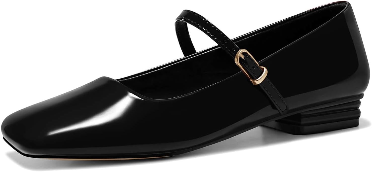 Coutgo Women's Mary Jane Flats for Comfort and Style