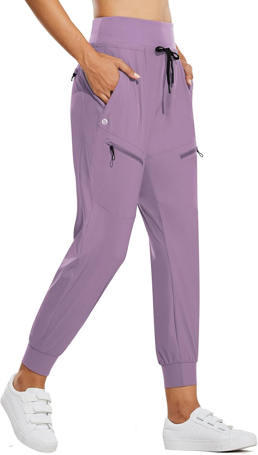 Baleaf Women's Joggers Lightweight Hiking Pants with Pockets