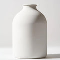 Large White Vase for Long Stem Flowers - Modern Minimalist Decor