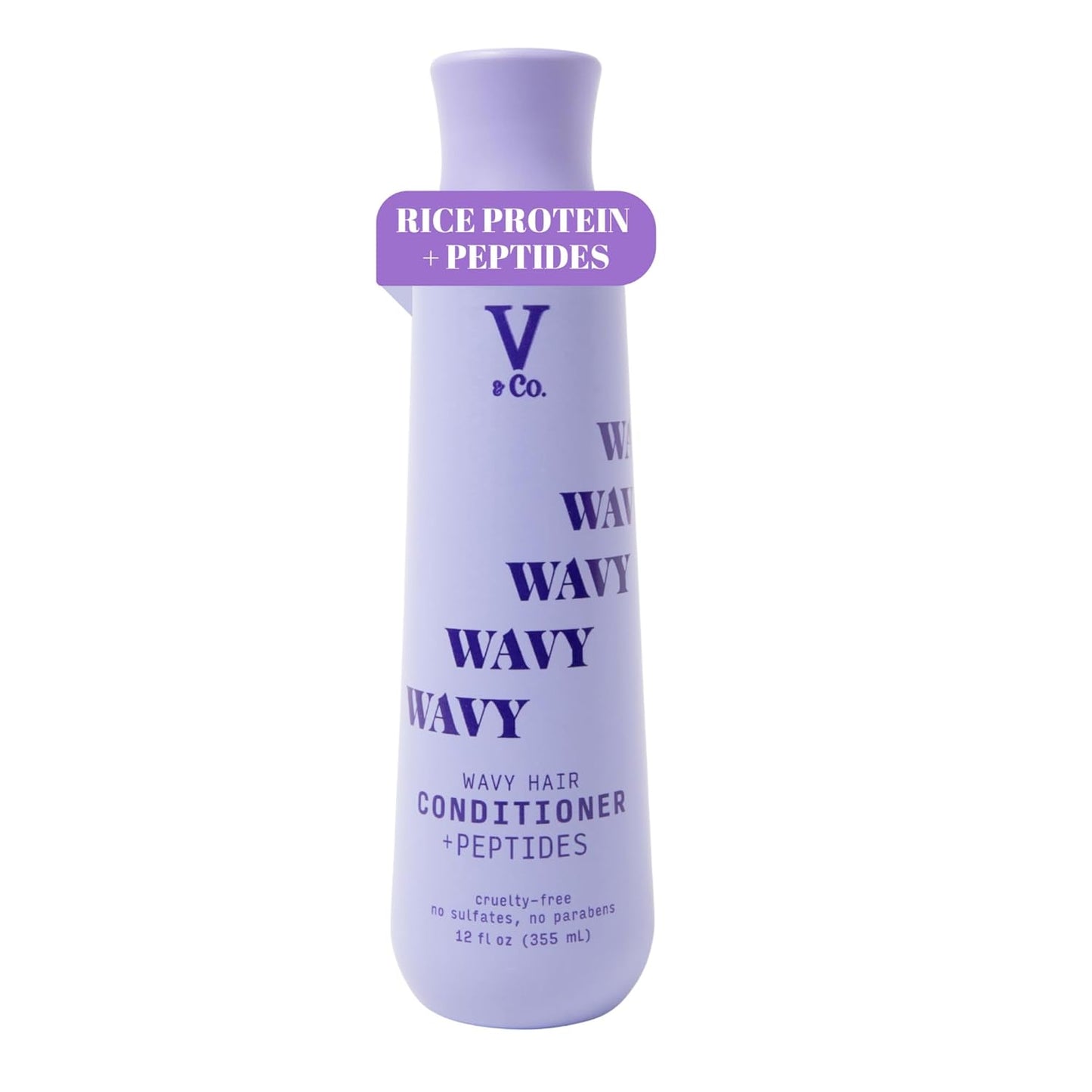 Sulfate-Free Wavy Hair Conditioner with Peptide Tech