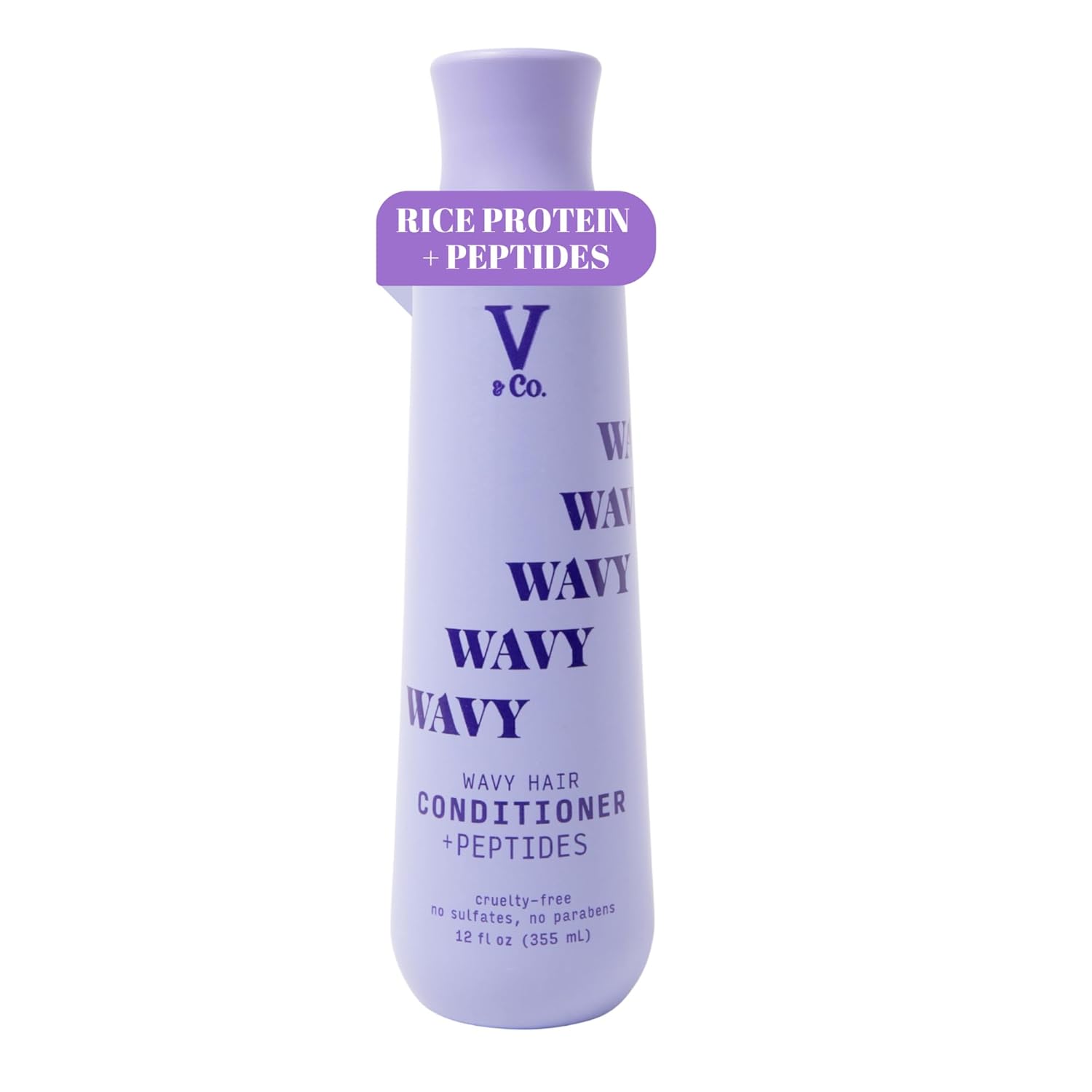 Sulfate-Free Wavy Hair Conditioner with Peptide Tech