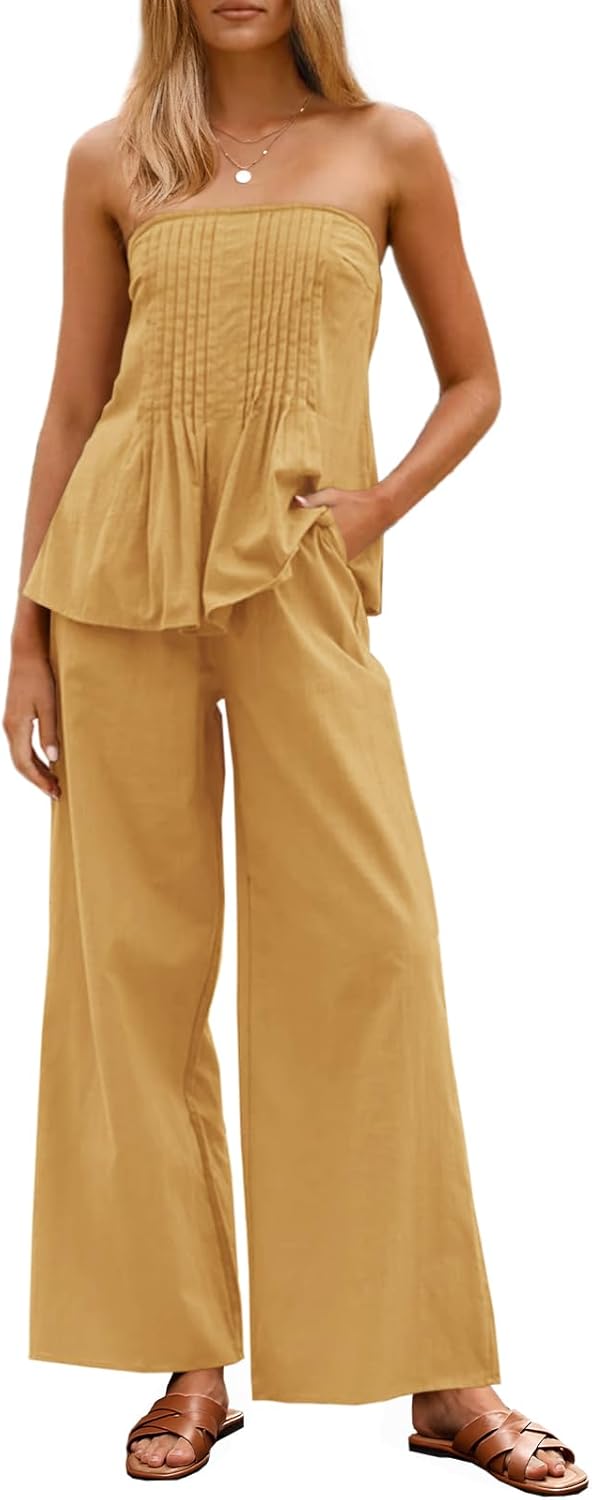 Tankaneo Womens 2 Piece Outfits for Summer Fun and Comfort