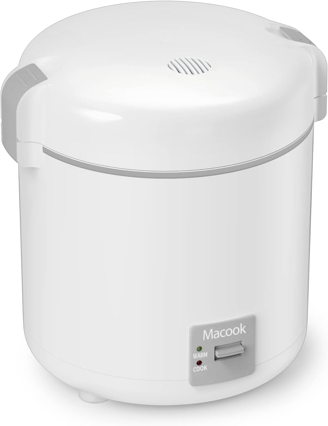Mini Travel Rice Cooker - One Touch&Keep Warm - White