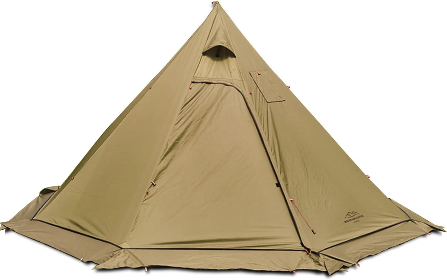 3-Person Lightweight Tipi Hot Tent - Fire Retardant & Spacious