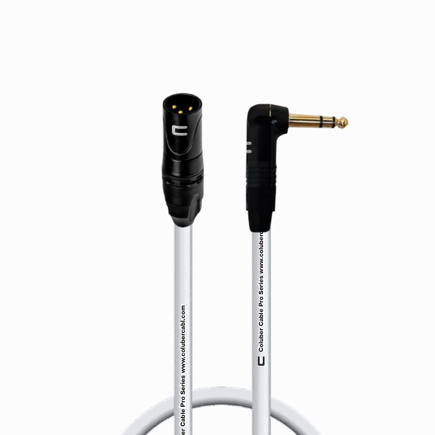 Balanced XLR Cable Male to Right Angle 1/4in TRS - 200 Feet