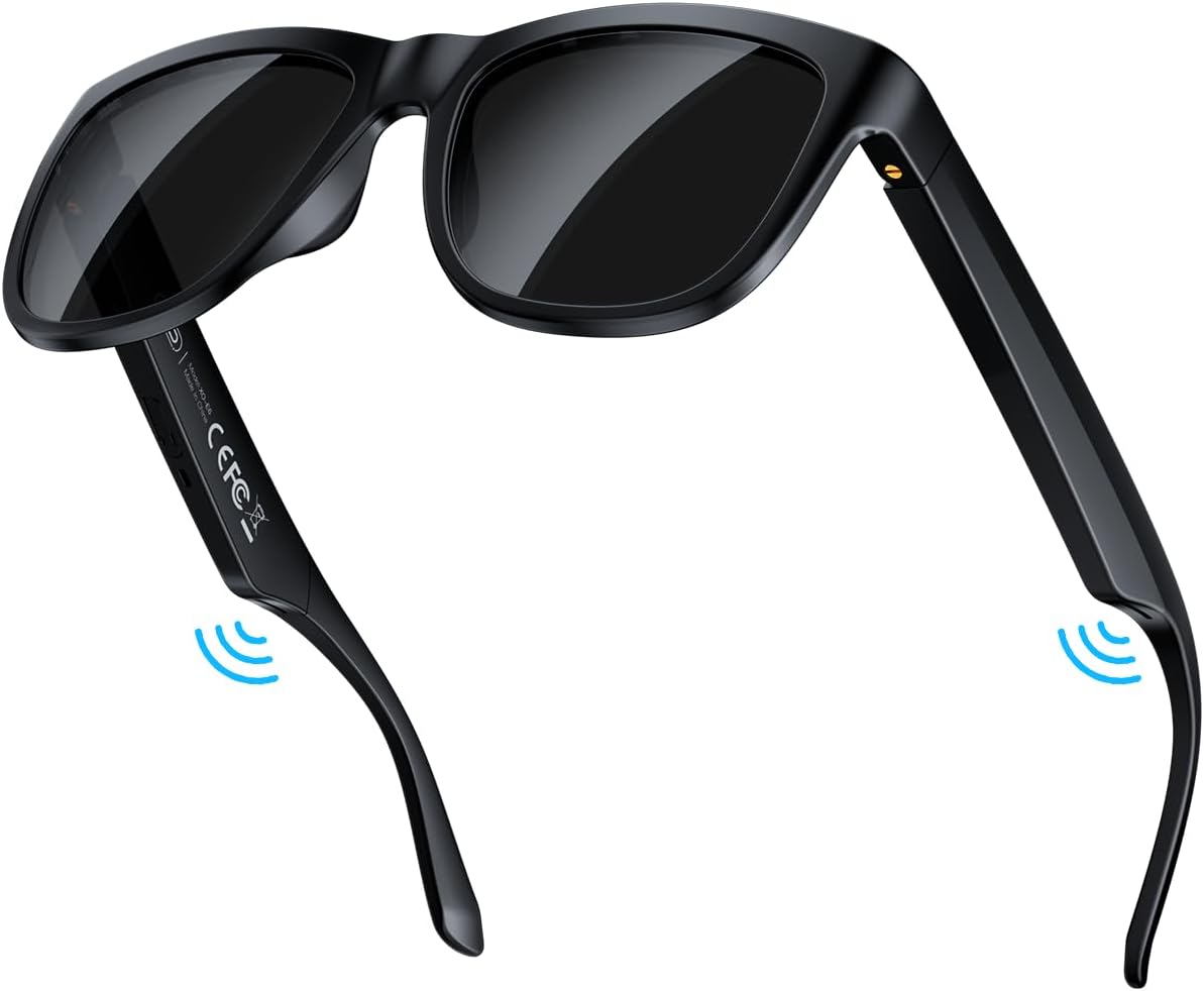 Smart Bluetooth Sunglasses: UV Protection & Voice Control