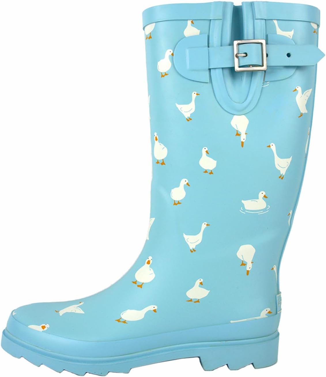 Waterproof Ladies Tall Knee High Rubber Boots for Comfort