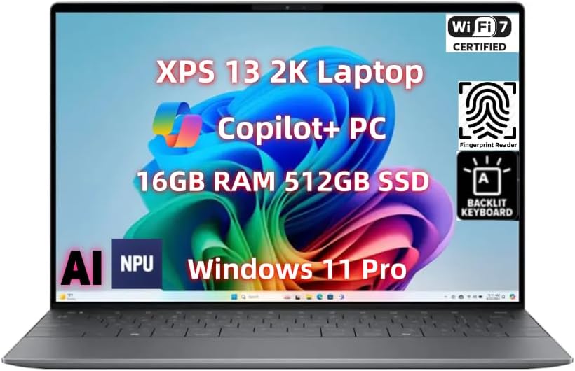 NewDel.l XPS 13 9350 Business Laptop with AI PC Features