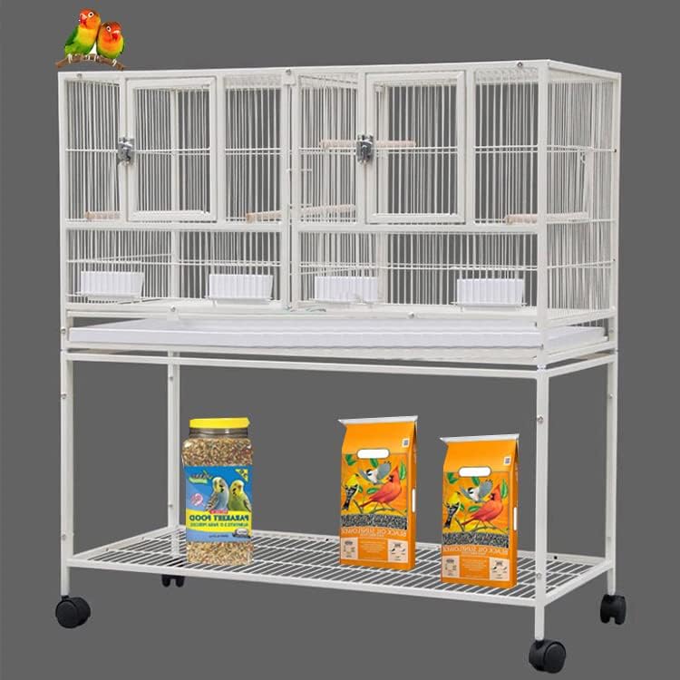 Durable Double Rolling Cage for Breeding Small Birds Aviaries