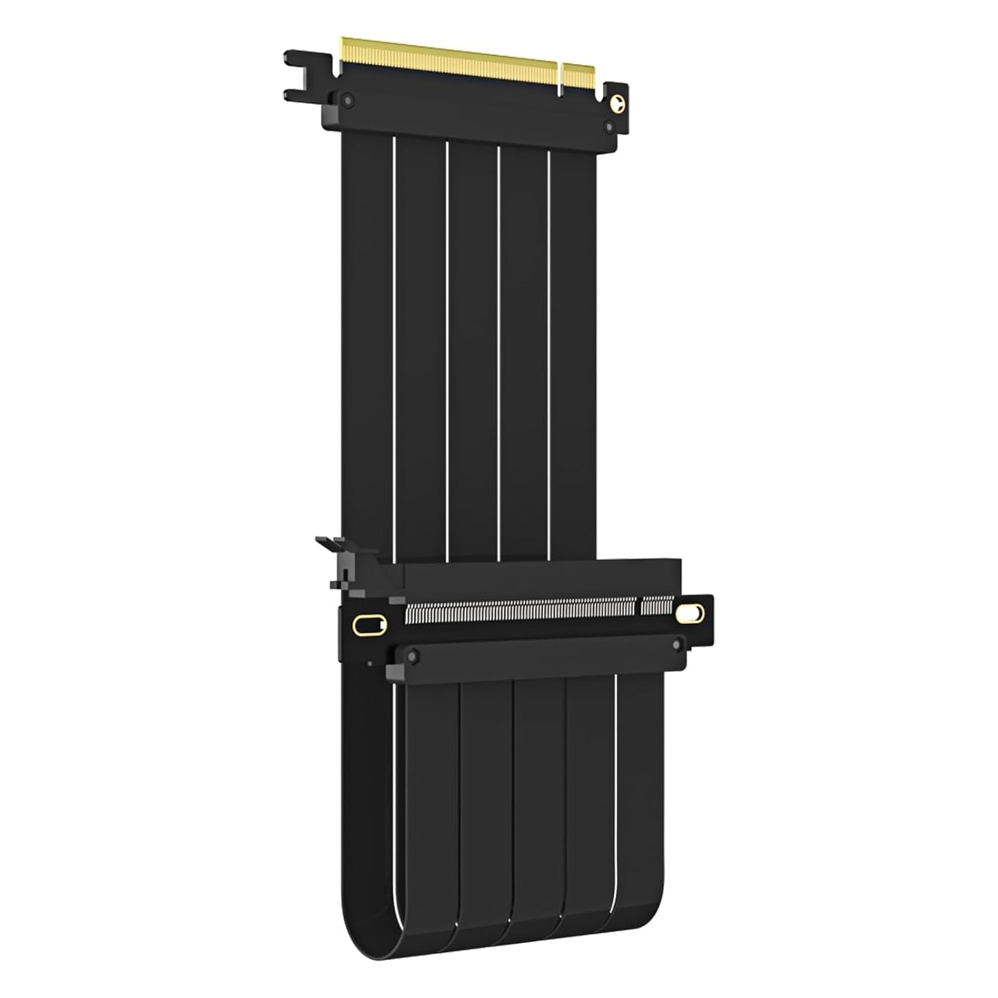 GLOTRENDS 400mm PCIe 4.0 X16 Riser Cable for High-Speed GPUs