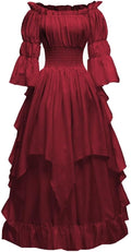 Women's Gothic Witch Dress Medieval Renaissance Costume - Off-Shoulder