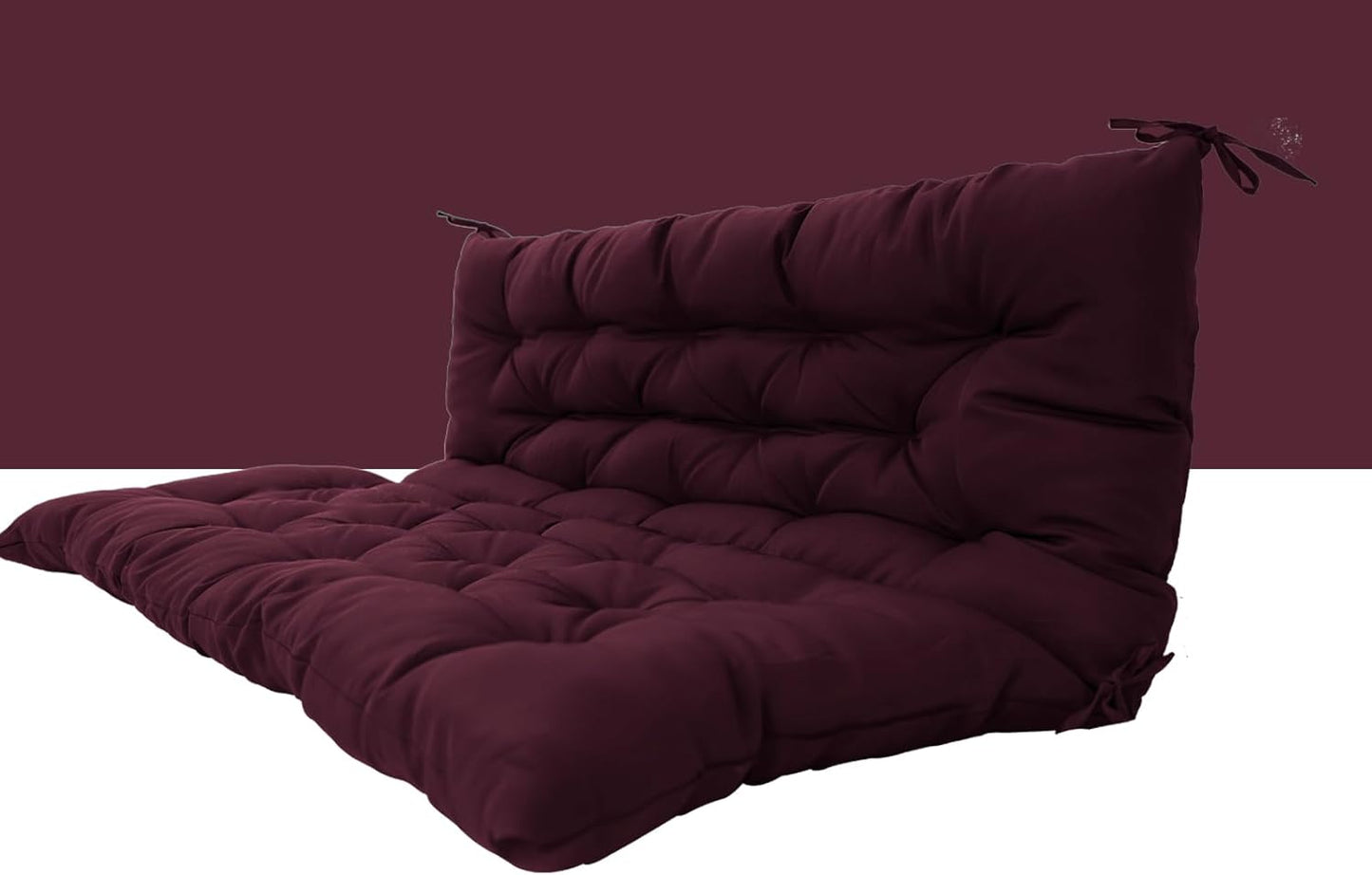 Outdoor Swing Cushions 3 Seater Waterproof for Patio Furniture