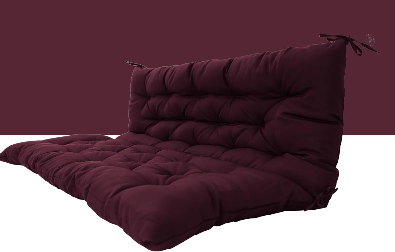 Outdoor Swing Cushions 3 Seater Waterproof for Patio Furniture