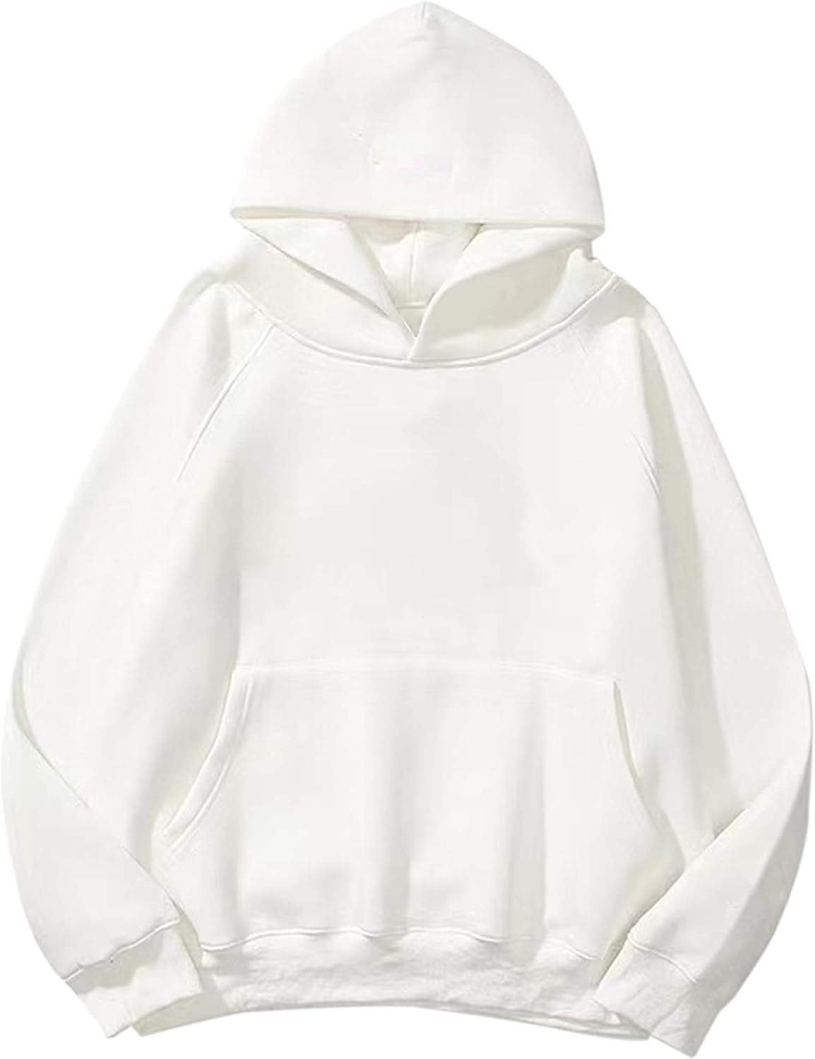 Lauweion Women Solid Basic Fleece Hoodie for Cozy Comfort