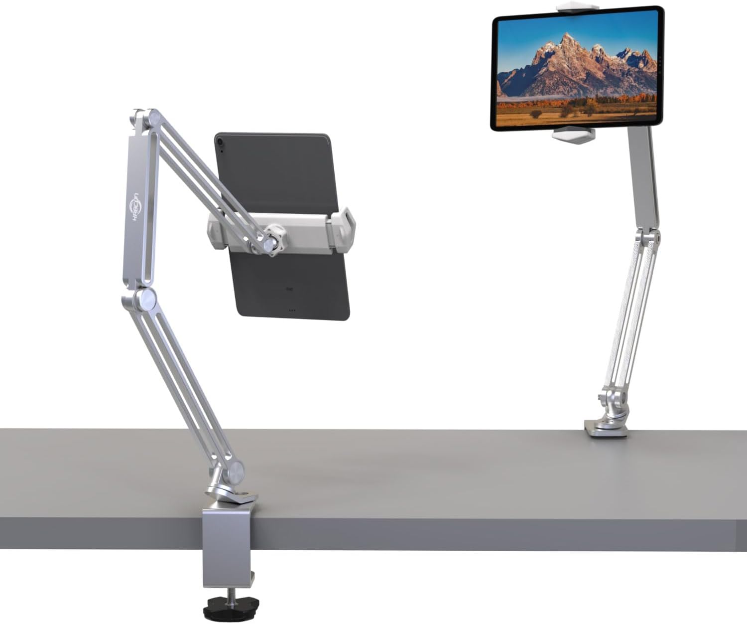 KABCON Tablet Stand Holder Mount with Extended Long Arm for Tablets
